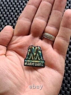 Vintage Nintendo Super Mario 1993 Movie Film pin badge rare promo VHS SNES GBA