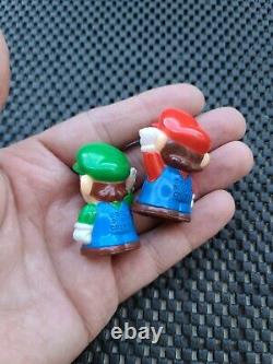 Vintage Nintendo Super Mario Kart Finger Puppet Figures Rare LOT 8 COMPLETE