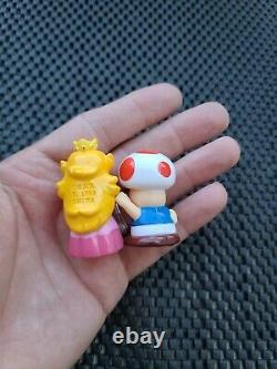 Vintage Nintendo Super Mario Kart Finger Puppet Figures Rare LOT 8 COMPLETE