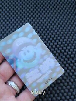 Vintage Nintendo Super Mario RPG Member Holographic Card Rare Promo Square #4289