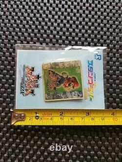 Vintage Nintendo Super Smash Bros DX pin badge Rare Promo Event Prize SET OF 4 N