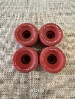 Vintage OG Powell Peralta Cross Bones Wheels PinkRed Colorway Super Rare! L Used