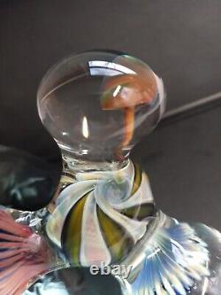 Vintage Old School Heady Glass Marble Implosion/Mushroom Spoon Pipe Super Rare