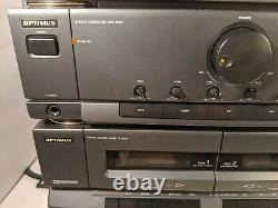 Vintage Optimus System 720 Super Rare Stereo System AM/FM, CD, Tape Mint