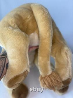 Vintage Playkids Lioness large Plush Realistic Cloth Eyelids Super Rare HTF