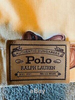 Vintage Polo Ralph Lauren Western Equestrian Rodeo Jean Jacket Mint Super Rare