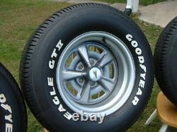 Vintage Pontiac Rally II Mag Wheel Goodyear Eagle GT Tire Center Cap 15x7 15x8 2