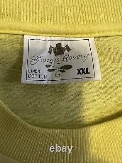 Vintage QUEEN Boot Band Shirt XL Single Stitch Giorgio Rovery Tag SUPER RARE