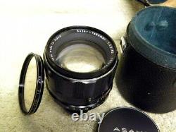 Vintage RARE Asahi Pentax 85mm f/1.9 Super-TAKUMAR M42 Screw PORTRAIT Lens+Hood