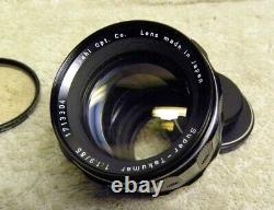 Vintage RARE Asahi Pentax 85mm f/1.9 Super-TAKUMAR M42 Screw PORTRAIT Lens+Hood