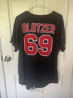 Vintage RATT Baseball Jersey Bobby Blotzer 69 Size Large Super Rare Shirt