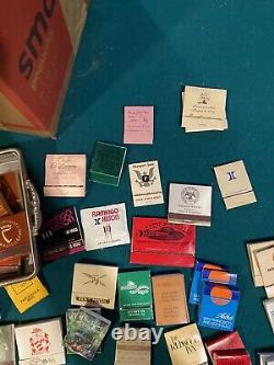 Vintage Rare Antique Matchbook Collection Super Rare Most Unused International