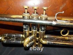 Vintage Rare California Olds Super Recording Trumpet # 42749 In Olds Lifton Case