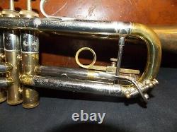 Vintage Rare California Olds Super Recording Trumpet # 42749 In Olds Lifton Case