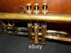 Vintage Rare California Olds Super Recording Trumpet # 42749 In Olds Lifton Case