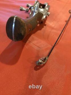 Vintage Rare HURD SUPER CASTER Casting Fishing Rod & Reel Detroit MI