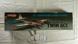 Vintage (Rare) Pilot Quick Built Series Twin Ace RC Twin Engines Sporty Model