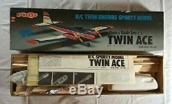 Vintage (Rare) Pilot Quick Built Series Twin Ace RC Twin Engines Sporty Model
