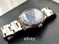 Vintage Rolex Air King with Super Rare and Desired Textured Blue Dial
