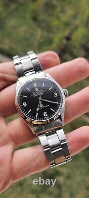 Vintage Rolex Explorer Ref 5500-1002, cal 1520 Glit Super Precision Rare dial