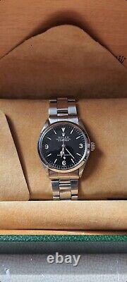 Vintage Rolex Explorer Ref 5500-1002, cal 1520 Glit Super Precision Rare dial