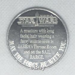 Vintage STAR WARS POTF Coin YAK FACE 1984 SUPER RARE