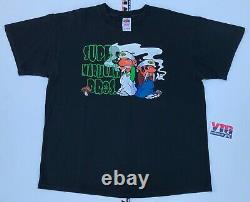 Vintage SUPER MARIJAUNA BROS T-Shirt Size XL RARE Nintendo Mario Drug Parody