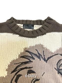 Vintage SUPER RARE 1999 ICEBERG HISTORY Disney BALOO FROM JUNGLE BOOK SWEATER