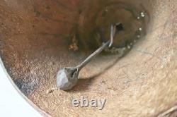 Vintage SUPER RARE Bronze Statue Sculpture Benin Kingdom Warrior Bell