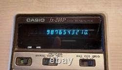 Vintage SUPER RARE Programmable Calculator Casio fx-201P Working