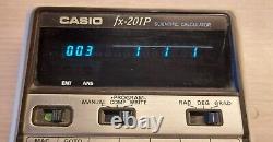 Vintage SUPER RARE Programmable Calculator Casio fx-201P Working