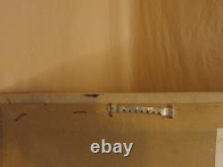 Vintage SUPER RARE Ron Brejtfus Ultrasuede Puff Art Charlie 24X24