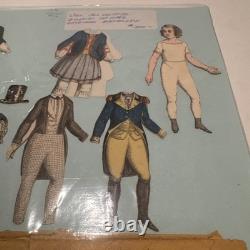Vintage, SUPER RARE. The girls delight paper dolls number 3. Clark, Austin & smi
