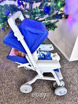 Vintage SUPER RARE VHTF 1986 Mattel My Child Aprica Stroller BONUS DOLL INCLDED
