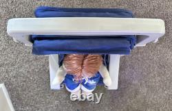 Vintage SUPER RARE VHTF 1986 Mattel My Child Aprica Stroller BONUS DOLL INCLDED