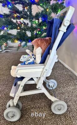 Vintage SUPER RARE VHTF 1986 Mattel My Child Aprica Stroller BONUS DOLL INCLDED