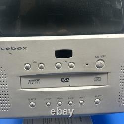 Vintage Salton iCEBOX countertop kitchen CRT television DVD SUPER RARE