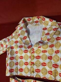 Vintage Schaefer Beer Suit Super Rare 1970's Fashion