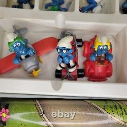 Vintage Schleich Peyo Smurf Combi Traffic Set Complete Hong Kong 1981 SUPER RARE