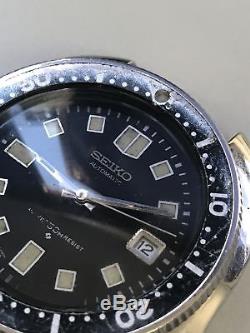 Vintage Seiko Hi-beat 6105 8119 Super Rare Diver Watch 44 MM 6105-8119