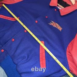 Vintage Speed Racer Varsity Leatherman Jacket Super Rare Size XL Made In USA