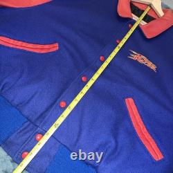 Vintage Speed Racer Varsity Leatherman Jacket Super Rare Size XL Made In USA