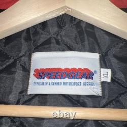 Vintage Speed Racer Varsity Leatherman Jacket Super Rare Size XL Made In USA