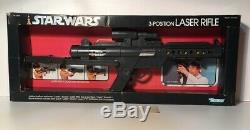 Vintage Star Wars 3 Position Laser Rifle Early Releaee Kenner Super Rare