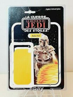 Vintage Star Wars French Miro Meccano Trilogo Boba Fett Cardback SUPER RARE