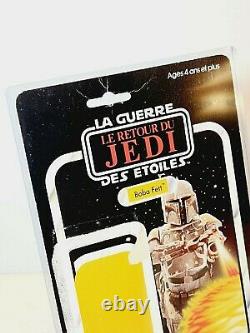 Vintage Star Wars French Miro Meccano Trilogo Boba Fett Cardback SUPER RARE