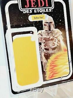 Vintage Star Wars French Miro Meccano Trilogo Boba Fett Cardback SUPER RARE