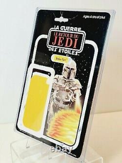 Vintage Star Wars French Miro Meccano Trilogo Boba Fett Cardback SUPER RARE