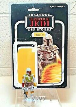 Vintage Star Wars French Miro Meccano Trilogo Boba Fett w Cardback SUPER RARE