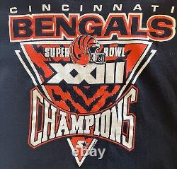 Vintage Starter Cincinnati Bengals super bowl CHAMPIONS 1989 tee shirt Rare